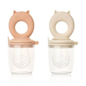 Liewood® mrežica za uvajanje hrane Miranda Cat – Tuscany Rose/Apple Blossom