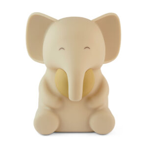 Nuuroo silikonska lučka Sigge Elephant – Cream